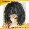 Cabelo humano indiano de seda natural do cabelo da peruca do laço da parte superior de seda do olhar natural de Aliexpress